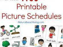 15 Printable Visual Schedule Template Autism With Stunning Design for Visual Schedule Template Autism