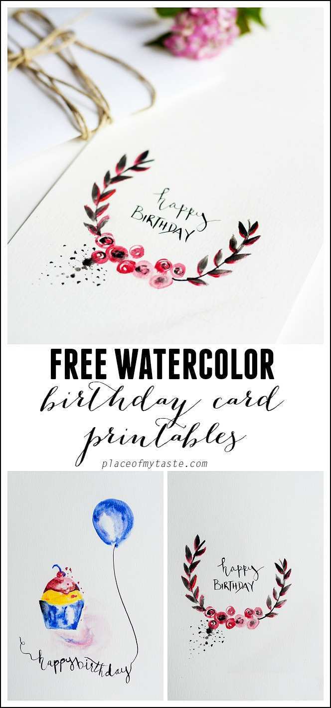15 Report Birthday Card Templates To Print Free for Ms Word by Birthday Card Templates To Print Free