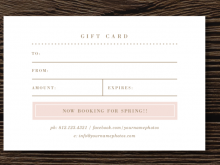 15 Report Design A Gift Card Template in Photoshop with Design A Gift Card Template