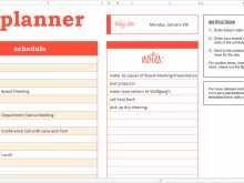 Meeting Agenda Timeline Template