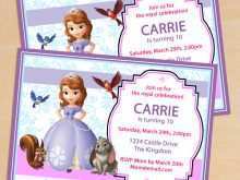 15 Standard Sofia The First Thank You Card Template Templates with Sofia The First Thank You Card Template