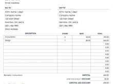 15 The Best Hourly Service Invoice Template With Stunning Design for Hourly Service Invoice Template
