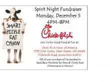 15 Visiting Chick Fil A Fundraiser Flyer Template in Photoshop with Chick Fil A Fundraiser Flyer Template
