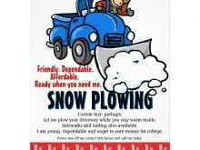 15 Visiting Snow Plowing Flyer Template Formating with Snow Plowing Flyer Template