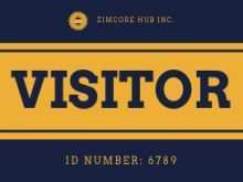 15 Visiting Visitor Id Card Template With Stunning Design by Visitor Id Card Template