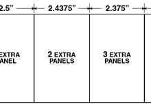 16 4 Panel J Card Template for 4 Panel J Card Template