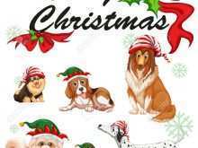 16 Adding Christmas Card Template Dog in Photoshop for Christmas Card Template Dog