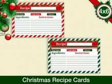 16 Adding Template For Christmas Recipe Card With Stunning Design by Template For Christmas Recipe Card