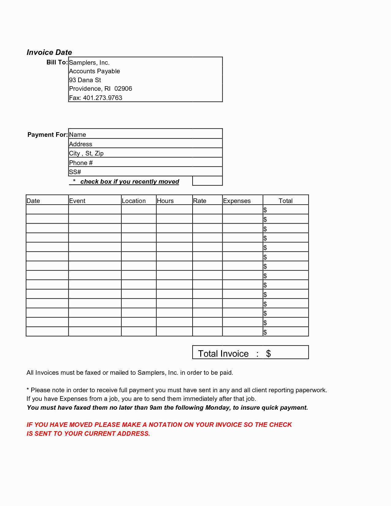 16 Best Invoice Template For Consulting Work for Ms Word by Invoice Template For Consulting Work