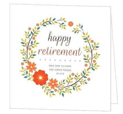 16 Best Retirement Card Template Printable Formating with Retirement Card Template Printable