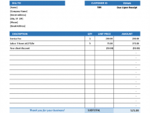 16 Blank Invoice Template Excel Uk For Free with Invoice Template Excel Uk