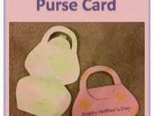 16 Blank Mother S Day Card Handbag Template Maker for Mother S Day Card Handbag Template