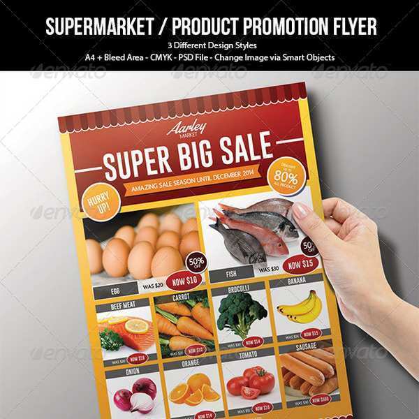 16 Blank Supermarket Flyer Template With Stunning Design by Supermarket Flyer Template