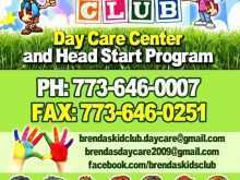 16 Create Daycare Flyer Template Free With Stunning Design by Daycare Flyer Template Free
