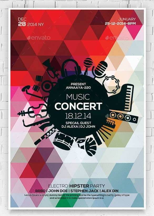 16 Create Music Flyer Templates Free Templates by Music Flyer Templates Free