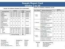 16 Create Report Card Template K To 12 in Word for Report Card Template K To 12