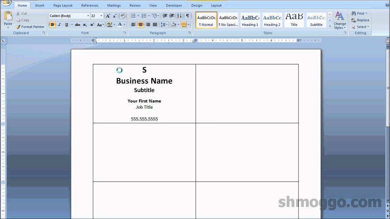16 Creating Create Business Card Template In Word 2010 Templates with Create Business Card Template In Word 2010