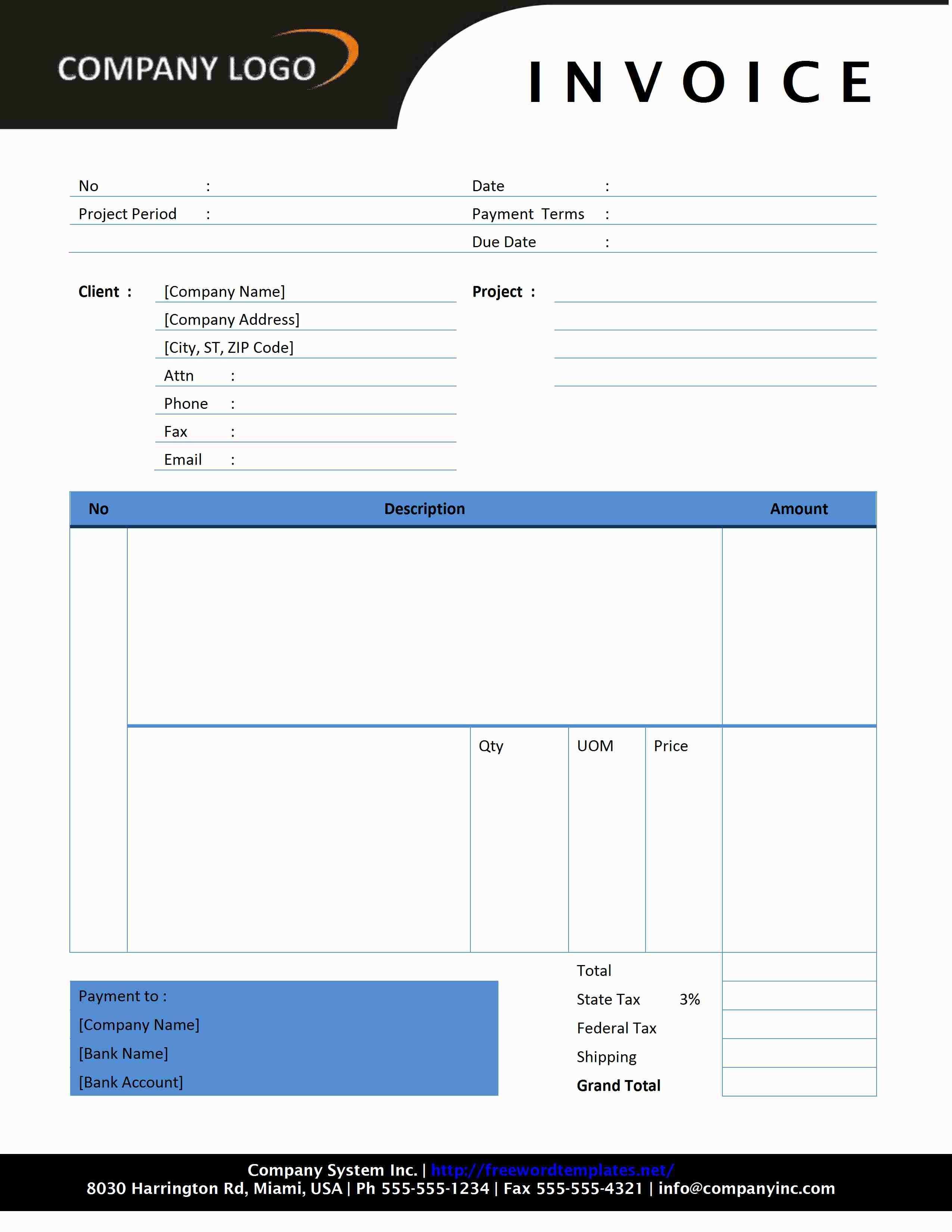 16 Creating Invoice Template With Company Logo Download for Invoice Template With Company Logo