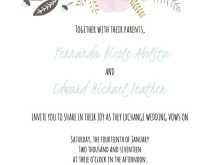 Wedding Card Templates Free