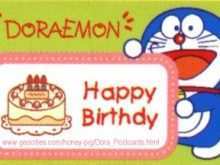 16 Creative Doraemon Birthday Card Template Templates with Doraemon Birthday Card Template