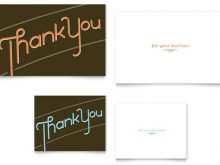 16 Creative Thank You Card Template Free Download Word Formating for Thank You Card Template Free Download Word