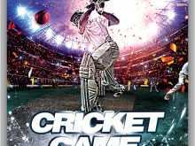 16 Customize Cricket Flyer Template For Free for Cricket Flyer Template