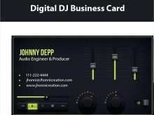16 Customize Dj Business Card Template Free Download Maker for Dj Business Card Template Free Download