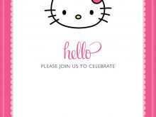 16 Customize Our Free Hello Kitty Invitation Card Template Free in Word by Hello Kitty Invitation Card Template Free