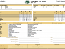 16 Customize Our Free High School Progress Report Card Template in Word by High School Progress Report Card Template