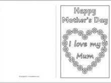 16 Customize Our Free Mothers Day Cards Colouring Templates Templates with Mothers Day Cards Colouring Templates