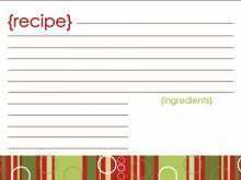 16 Customize Thanksgiving Recipe Card Template For Word With Stunning Design by Thanksgiving Recipe Card Template For Word