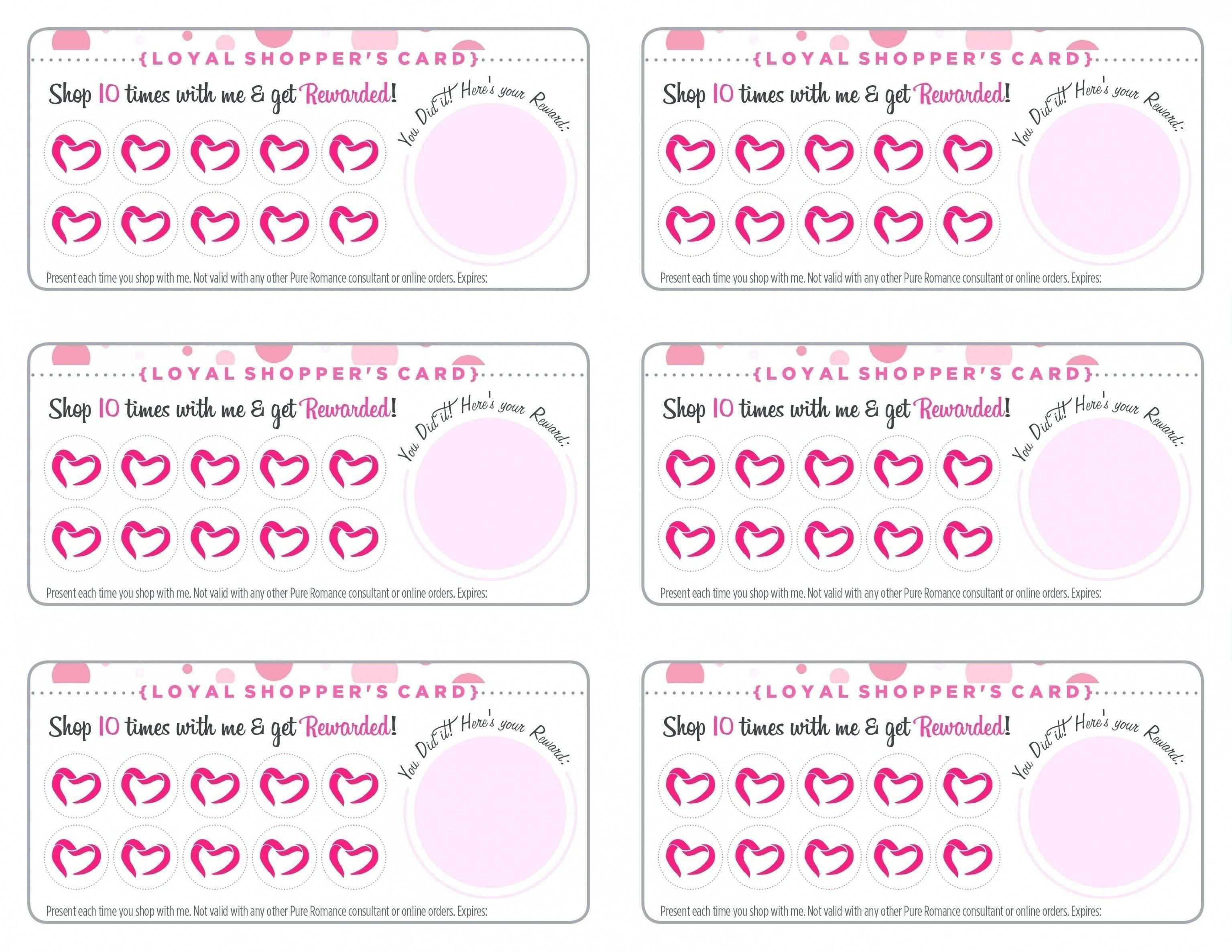 21 Format Free Printable Loyalty Card Template Maker by Free Within Customer Loyalty Card Template Free