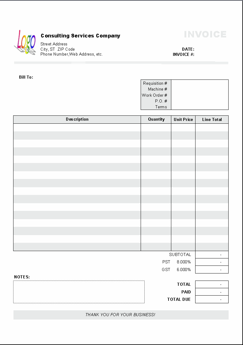 16 Format Tax Invoice Template For Rent Now for Tax Invoice Template For Rent