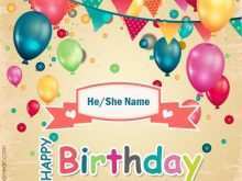 16 Free Birthday Card Maker Name With Stunning Design with Birthday Card Maker Name