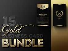 16 Free Business Card Template Gold Free in Word for Business Card Template Gold Free