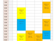 16 Free Class Schedule Template Online Download for Class Schedule Template Online