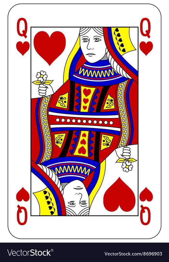16 Free Playing Card Template Queen Of Hearts Maker by Playing Card ...