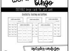 16 Free Printable Bingo Card Template In Word Layouts for Bingo Card Template In Word