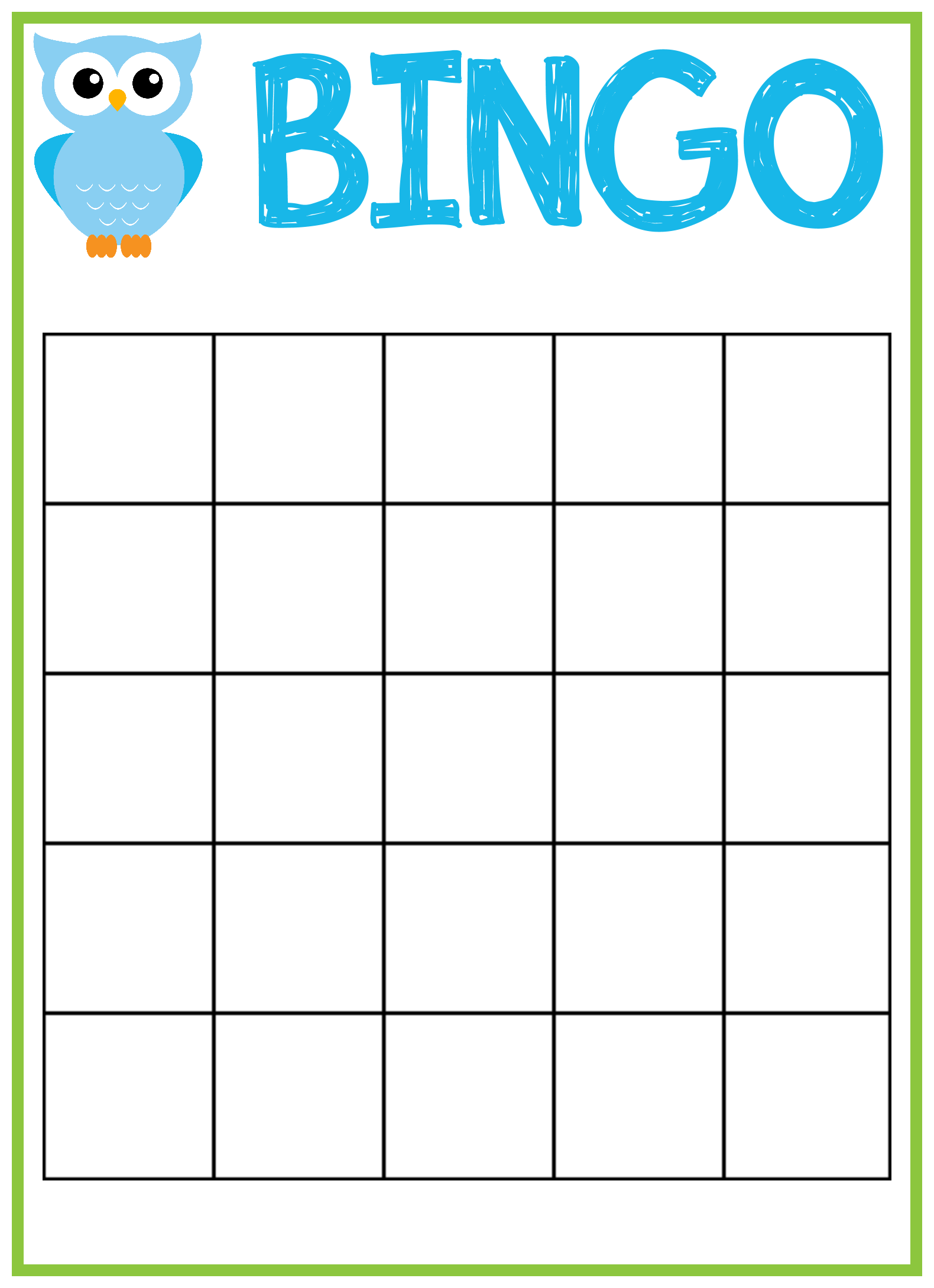 16 Free Printable Bingo Card Template In Word for Ms Word for Bingo Card Template In Word