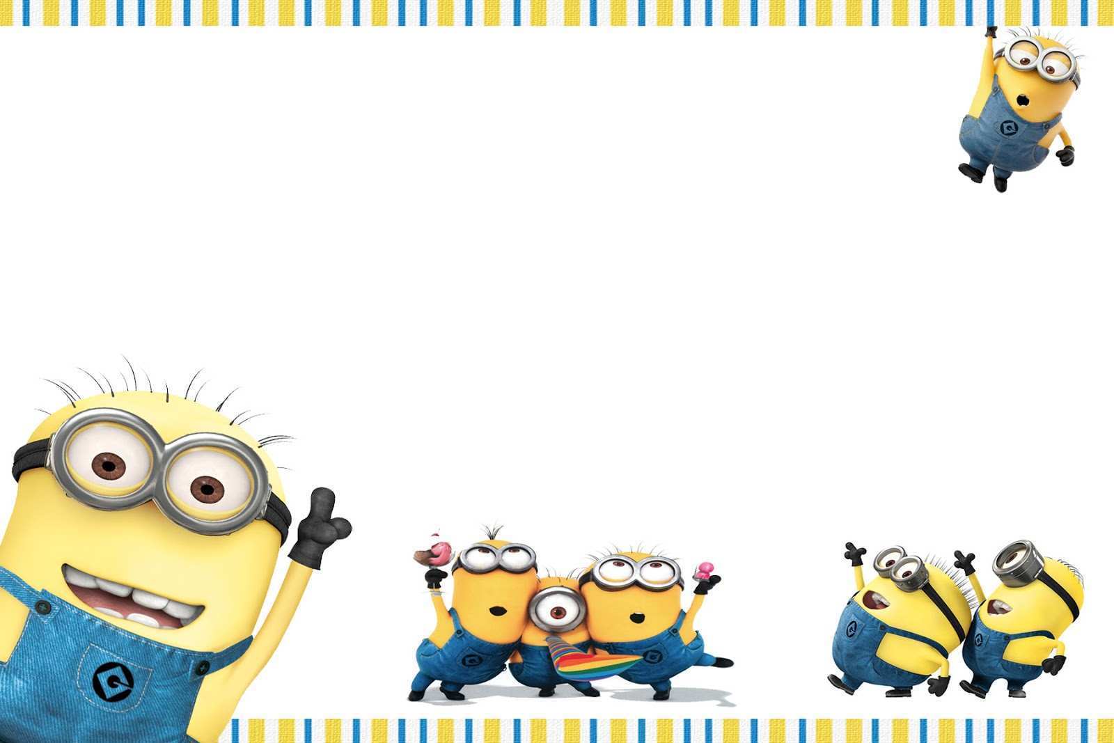 11 Free Printable Birthday Invitation Card Template Minion for Ms Pertaining To Minion Card Template