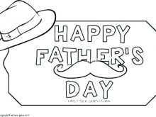 16 Free Printable Fathers Day Card Colouring Template With Stunning Design with Fathers Day Card Colouring Template