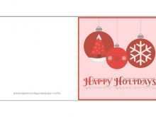 Card Christmas Decorations Template