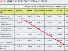 16 How To Create Print Production Schedule Template in Photoshop with Print Production Schedule Template