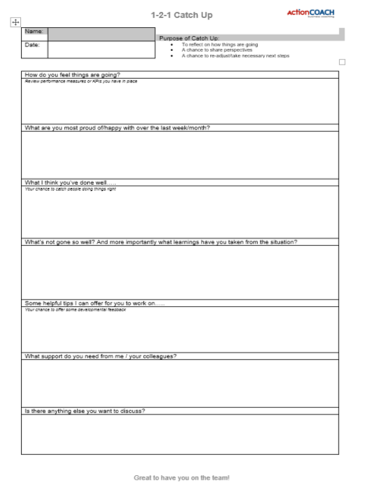 16 Online 121 Meeting Agenda Template in Word for 121 Meeting Agenda Template