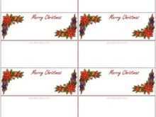 16 Online Name Place Card Template Christmas in Word with Name Place Card Template Christmas