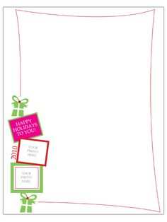 16 Printable Christmas Card Note Template in Photoshop with Christmas Card Note Template
