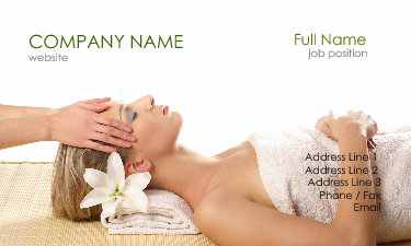 16 Printable Massage Name Card Template Photo with Massage Name Card Template