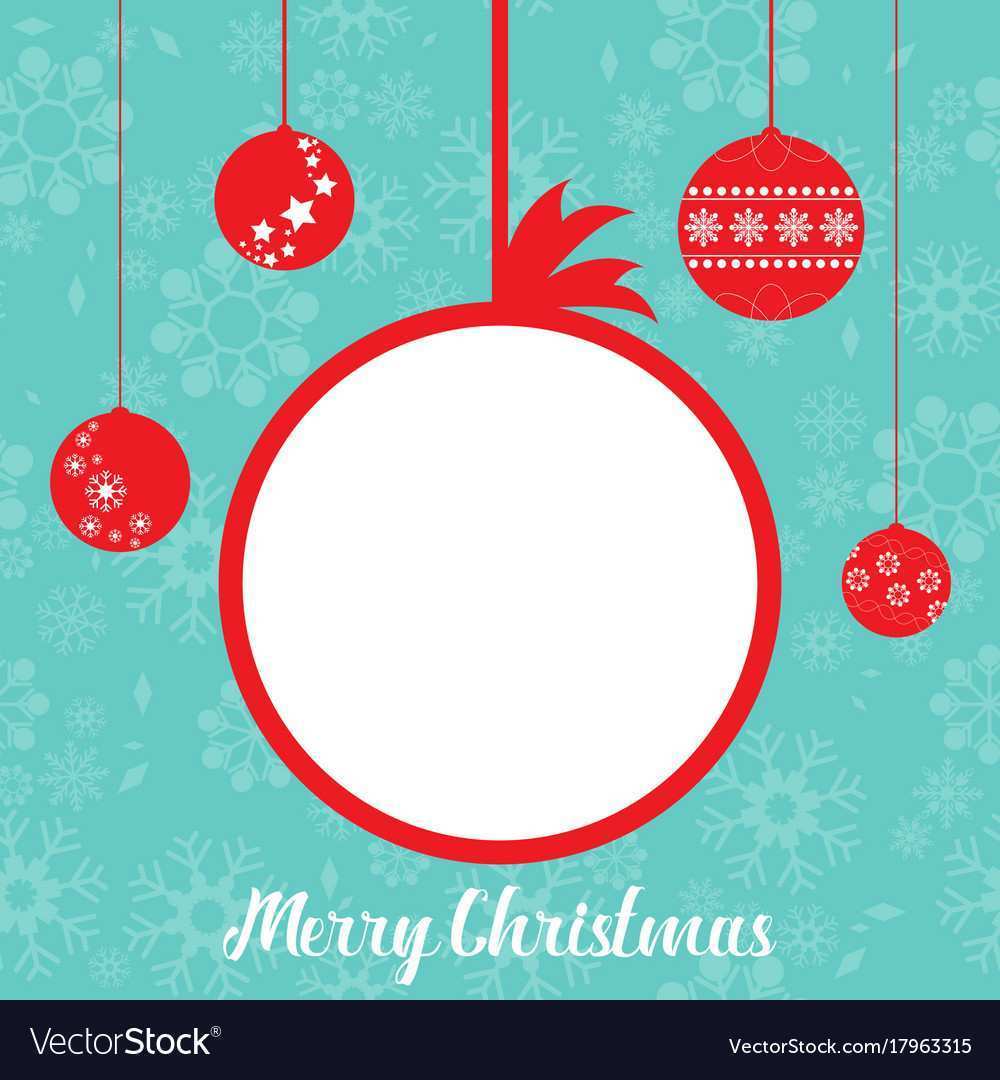 16 Report Christmas Ornament Card Template With Stunning Design with Christmas Ornament Card Template
