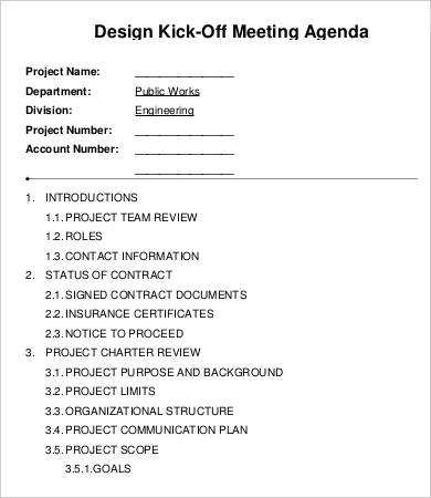 16 Report Construction Kickoff Meeting Agenda Template PSD File for Construction Kickoff Meeting Agenda Template