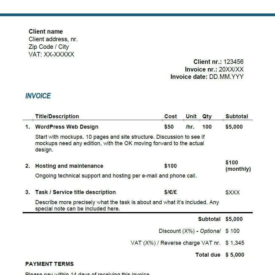 Going Freelance Invoice Template Cards Design Templates